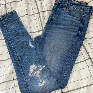 American Eagle super hi rise Jeggings size 4